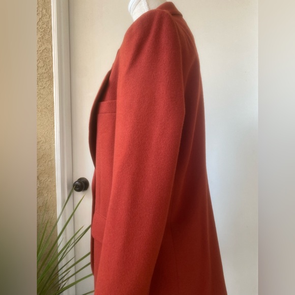 vintage bowdon oversized brick red blazer made in the USA. - Picture 6 of 14